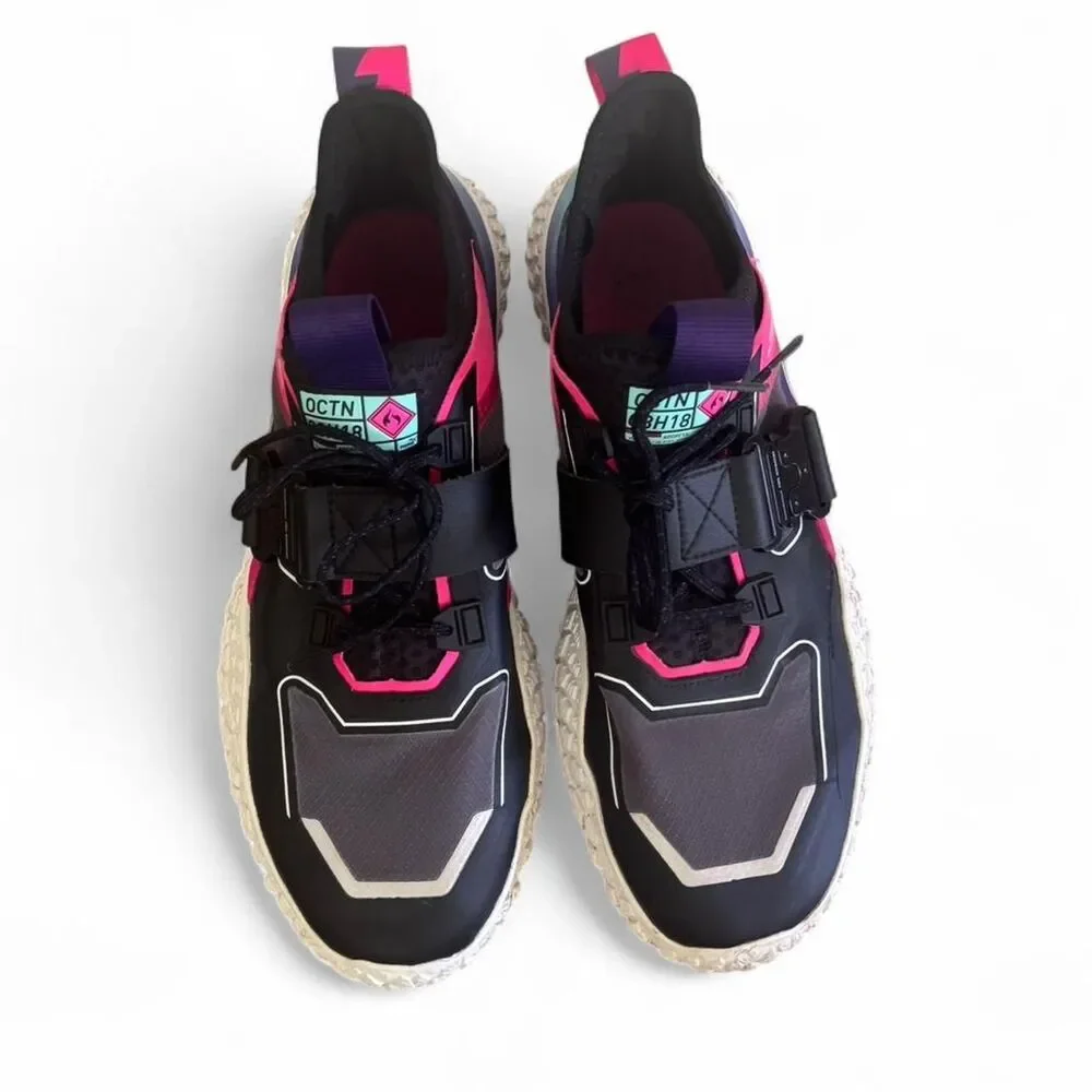 Puma Hi Octn x Need For Speed Black White Pink Sneakers - Picture 2 of 7